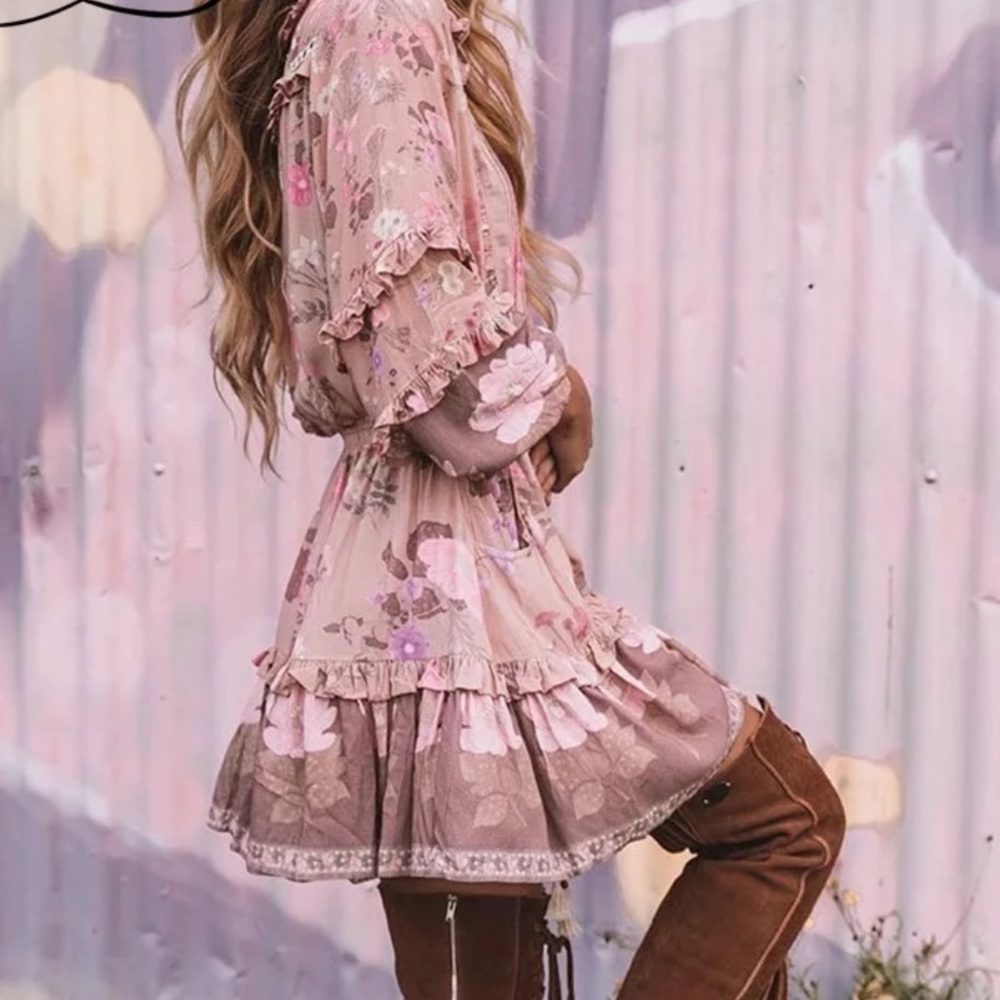 Kiki Boho Gypsy Dress - Picture 3 of 6